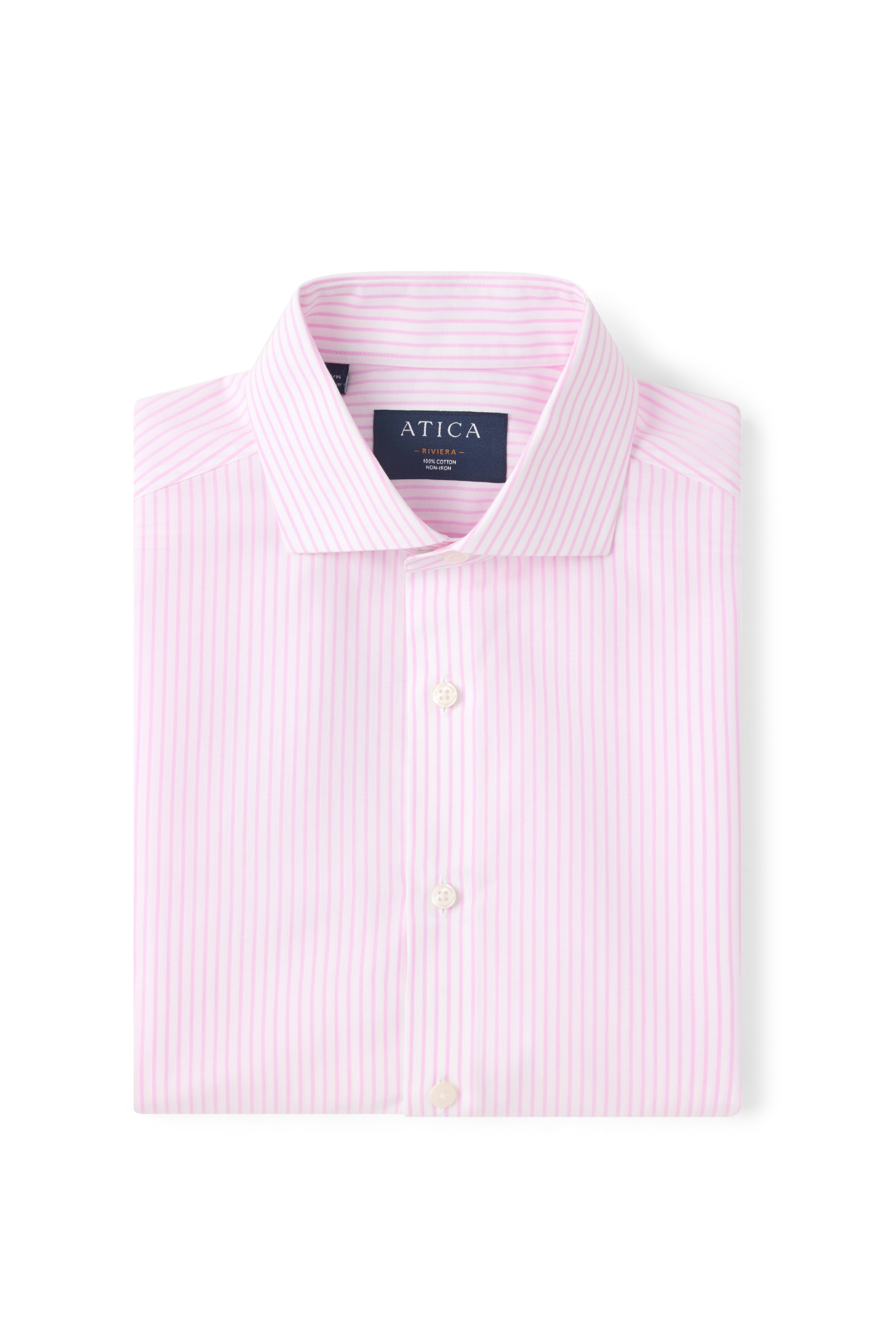 Riviera Pink Bengal Stripe Shirt Modern (Extra Slim) / 15.5 / Medium (32-33) Riviera Pink Bengal Stripe Shirt Modern (Extra Slim) / 15.5 / Medium (32-33)