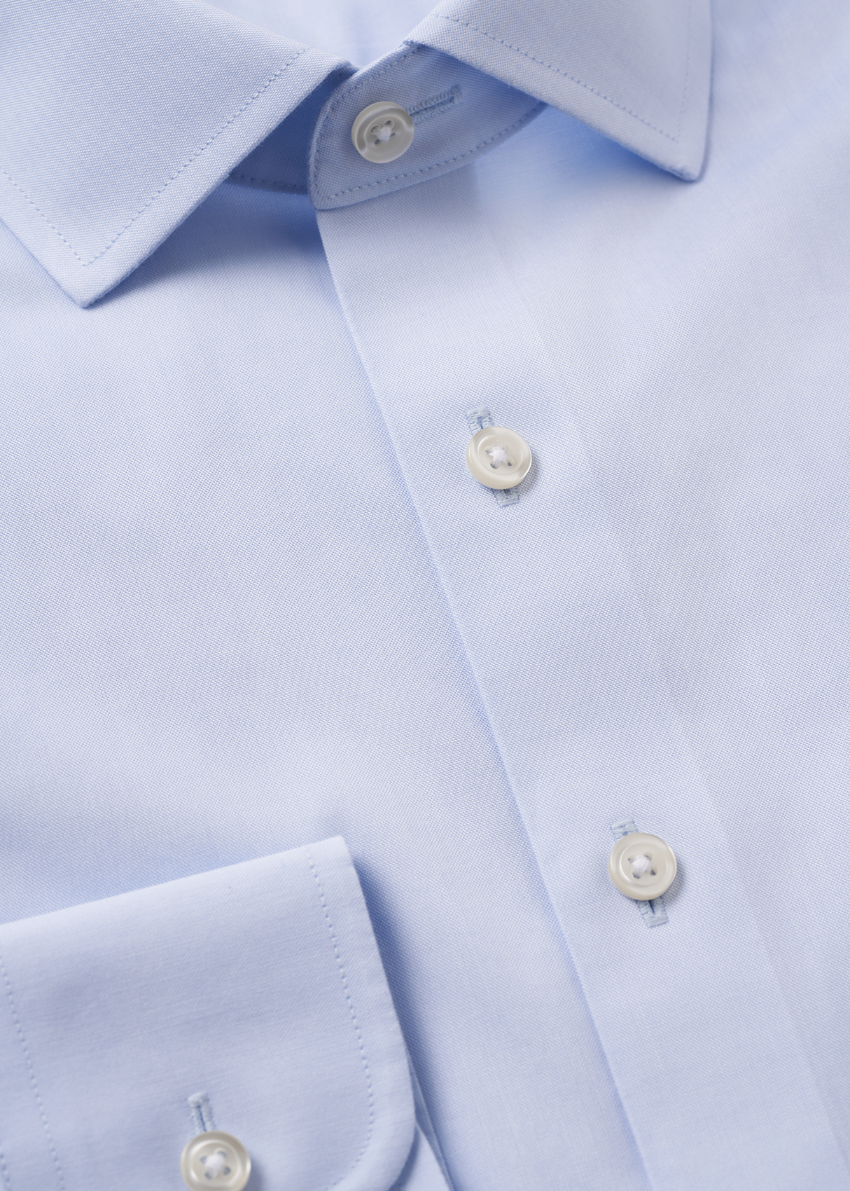 Boston Light Blue Pinpoint Shirt.