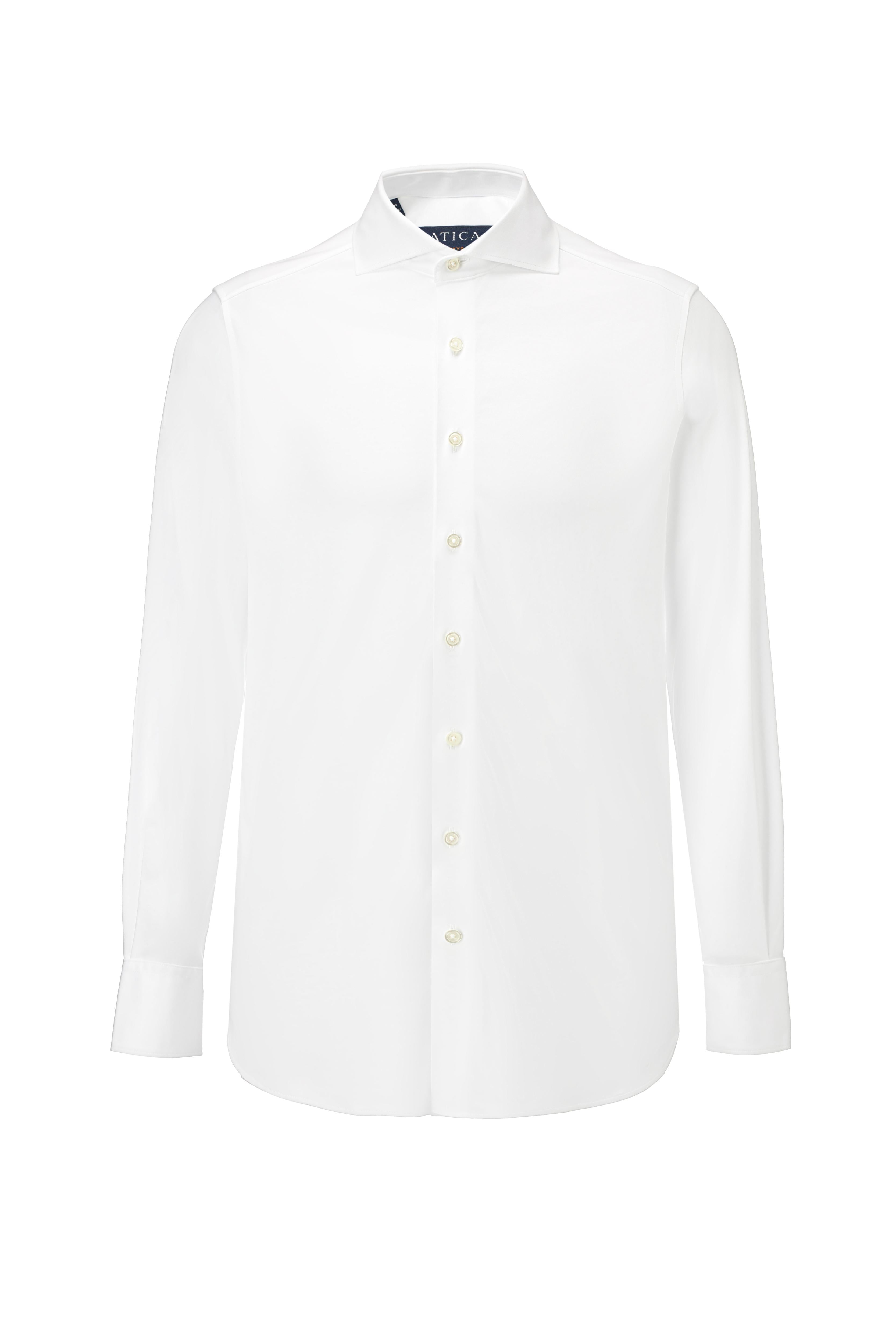 White Tokyo Long Sleeve Knit Shirt - Atica Man