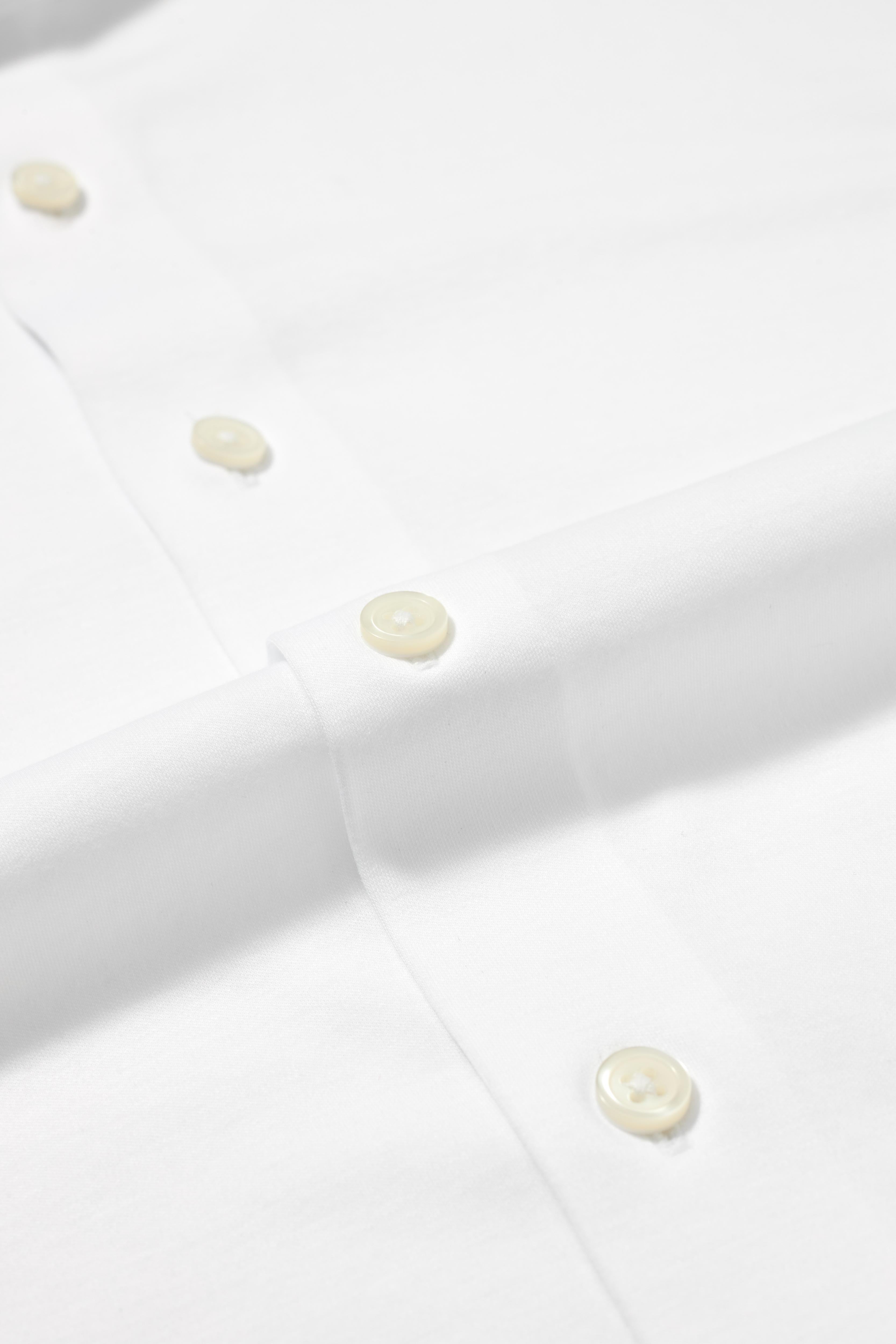 White Tokyo Long Sleeve Knit Shirt - Atica Man