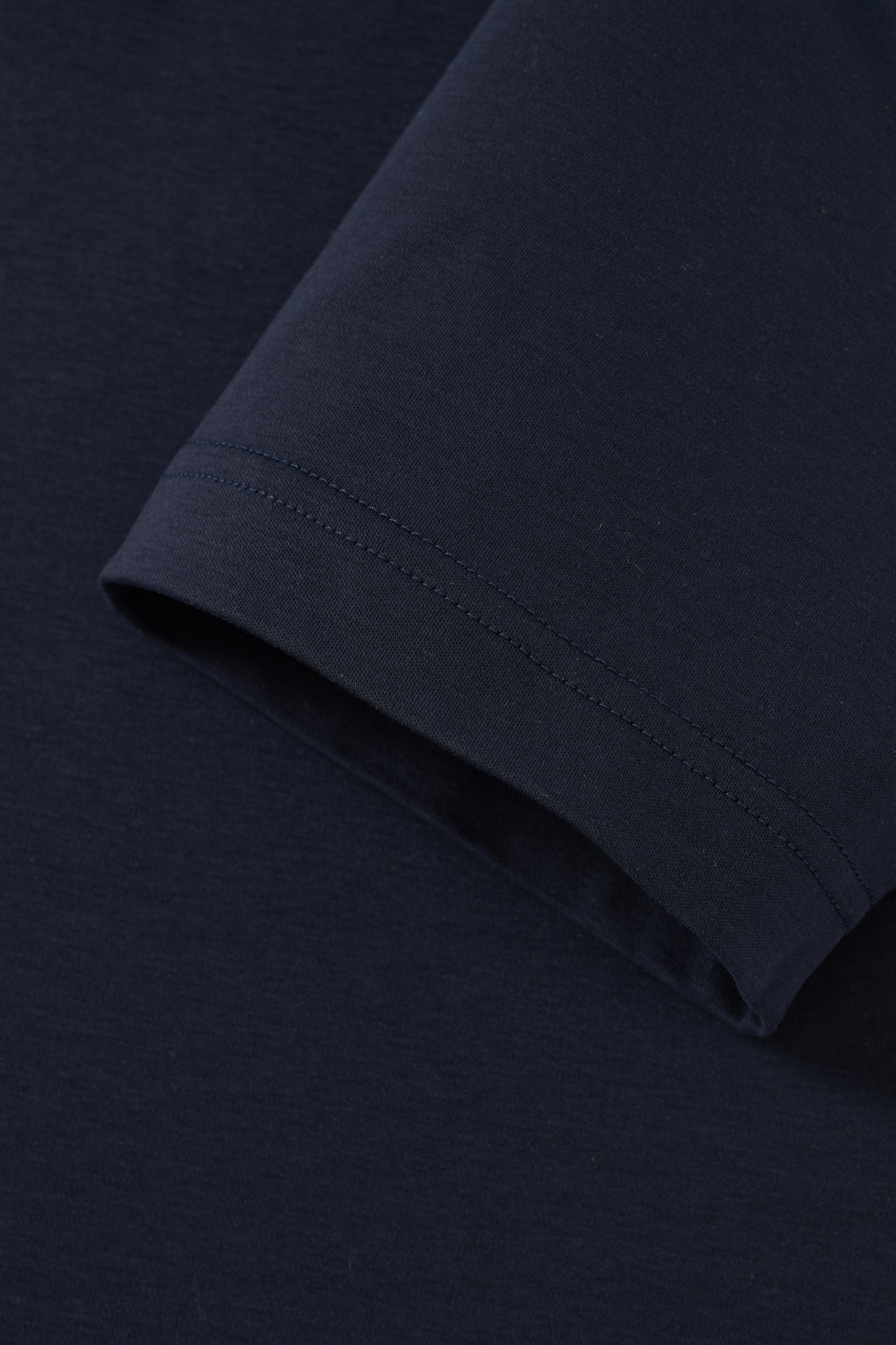 Dark Navy Buttonless Performance Polo - Atica Man