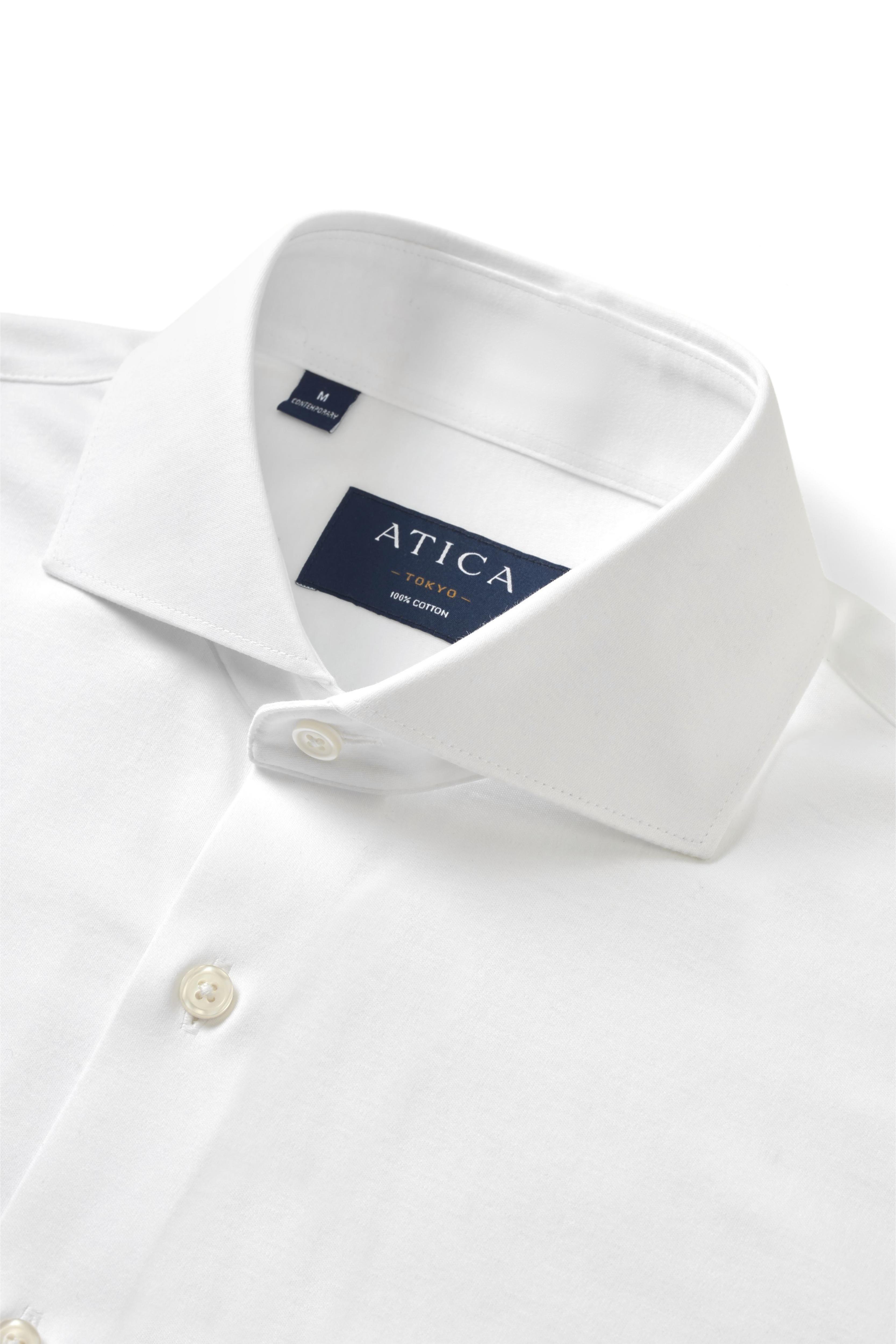 Tokyo Short Sleeve Knit Shirt White - Atica Man