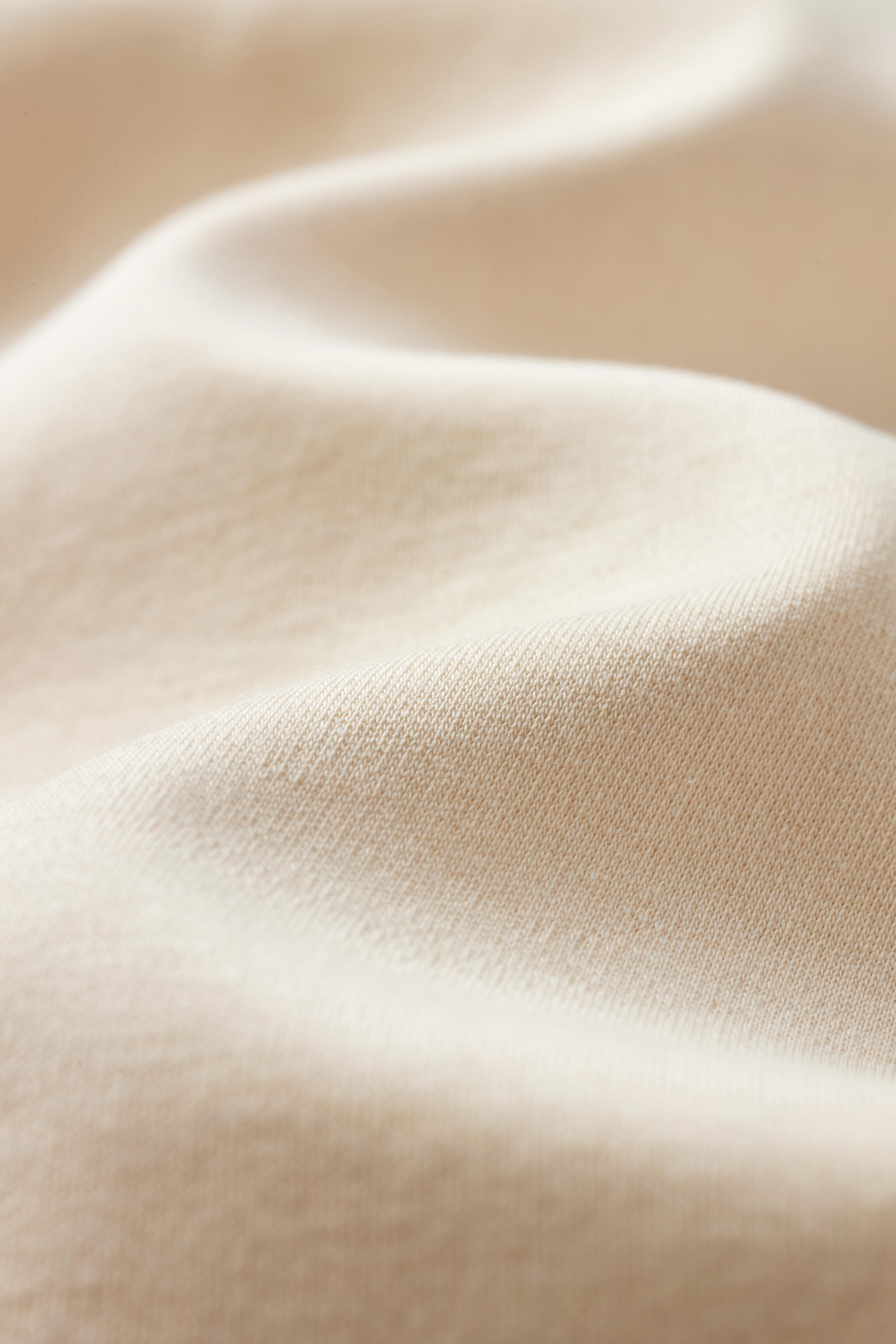 Short Sleeve Button Down Knit Shirt - Ivory - Atica Man