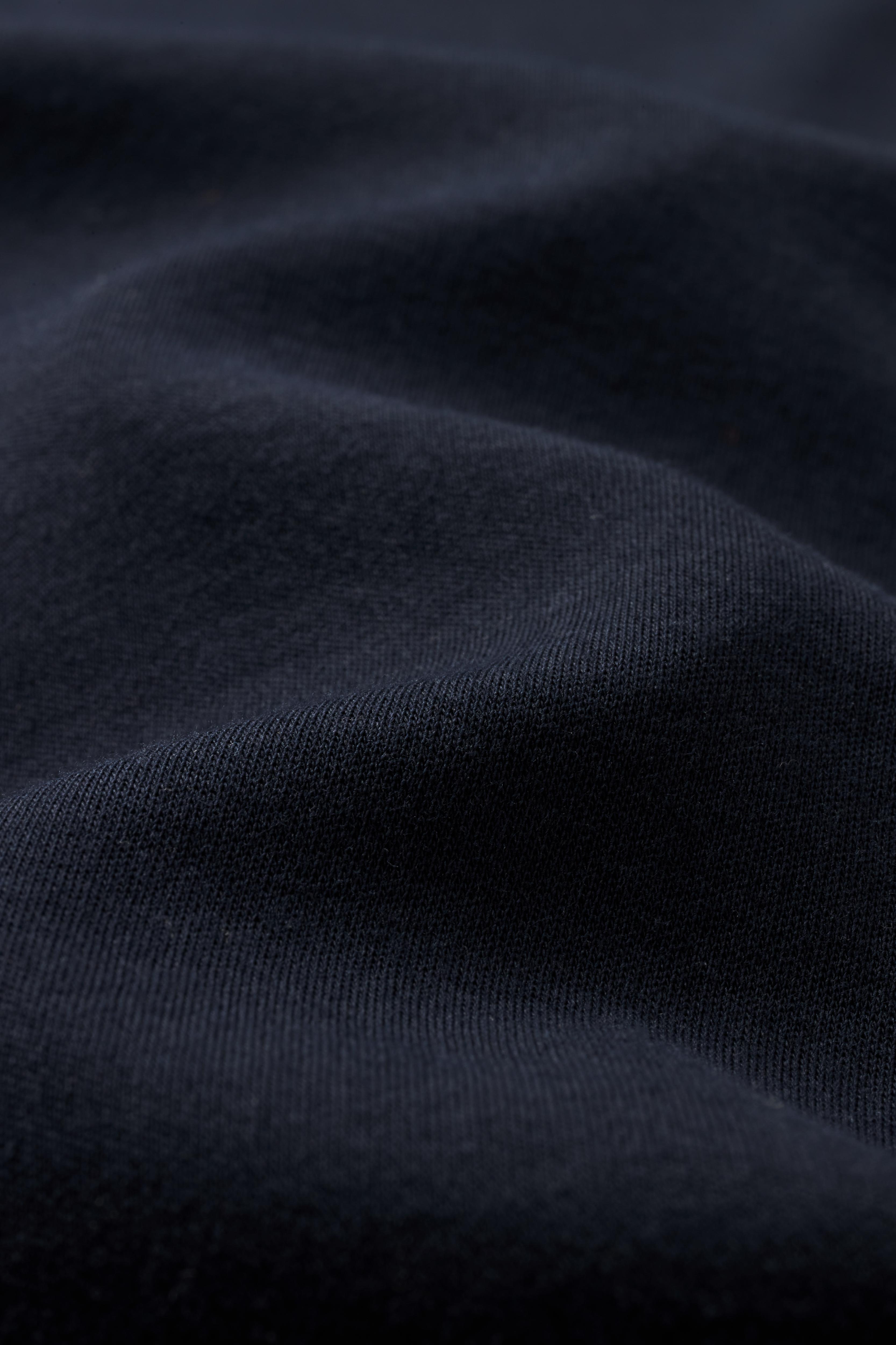Short Sleeve Button Down Knit Shirt - Dark Navy - Atica Man