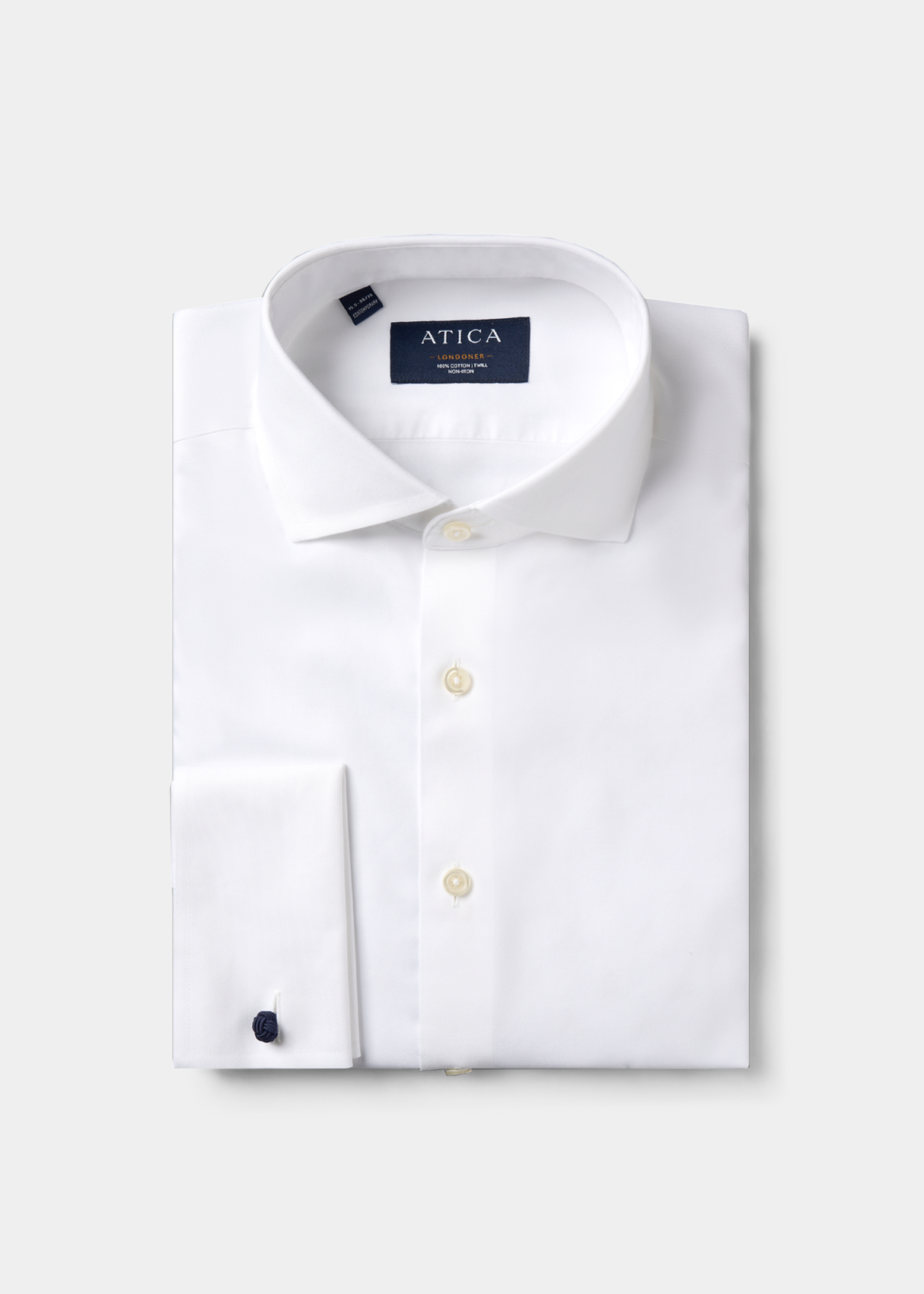 Londoner Re-Defined French Cuff White Shirt.