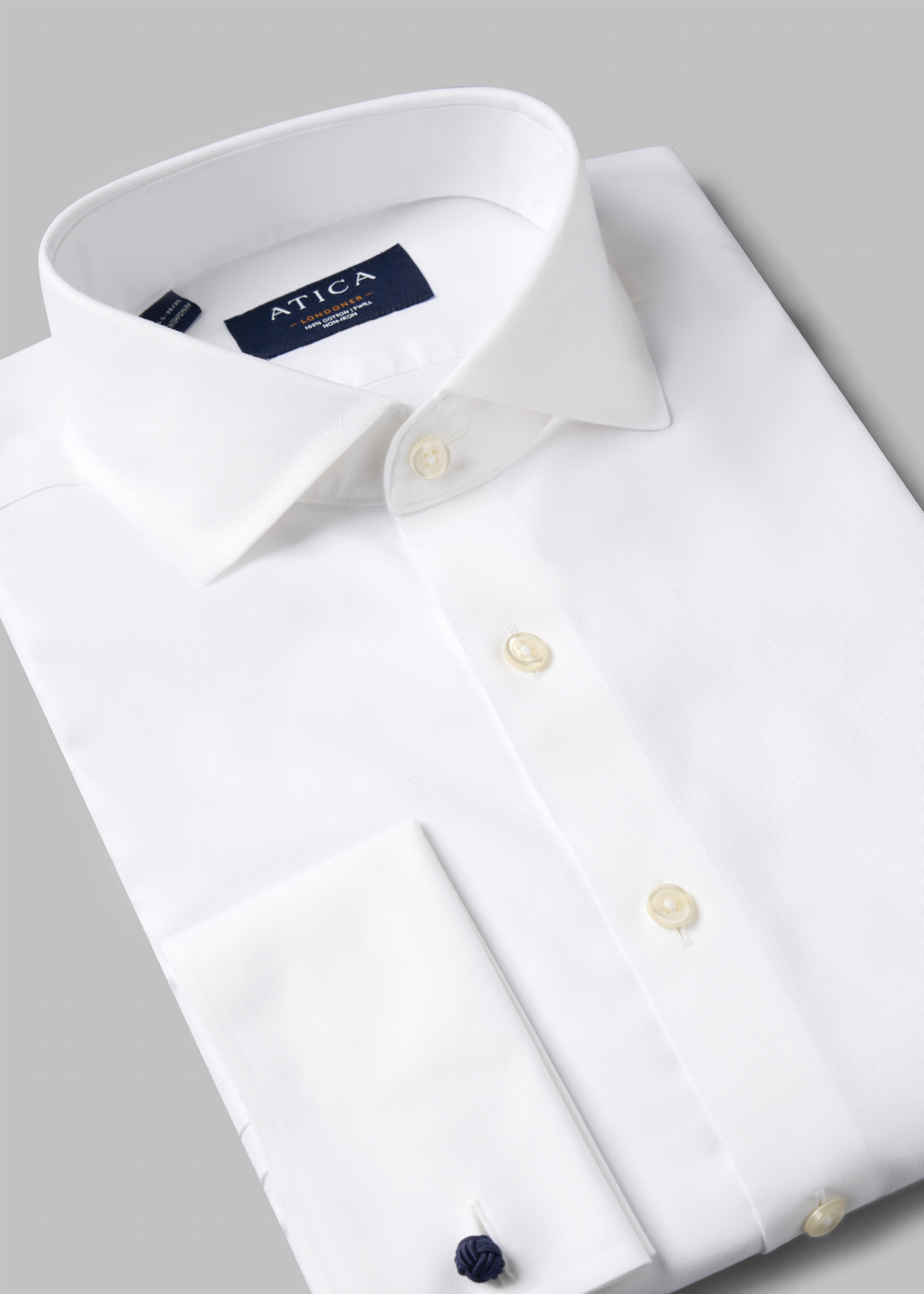 Londoner Re-Defined French Cuff White Shirt.