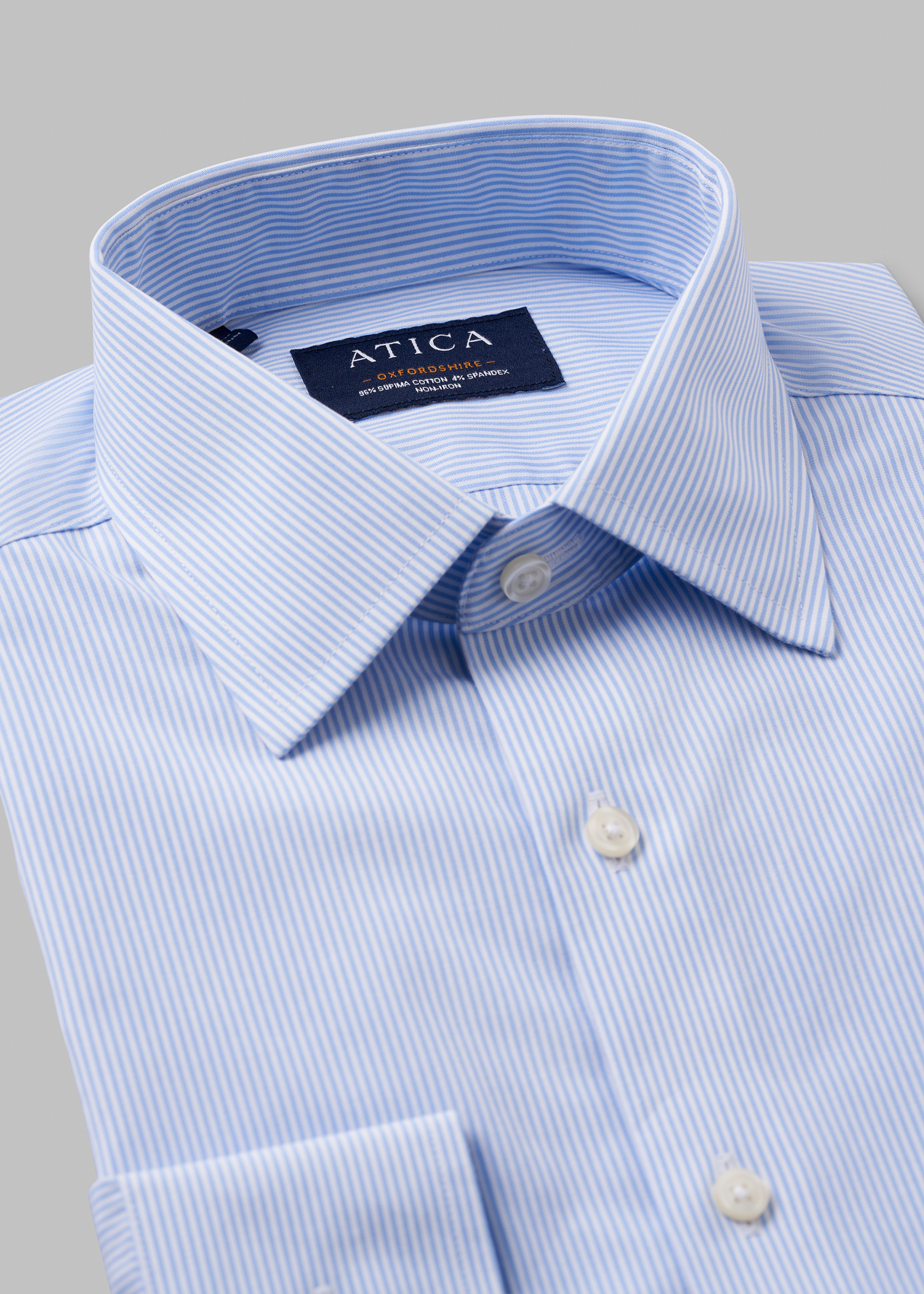 Oxfordshire Light Blue Stripes Shirt.