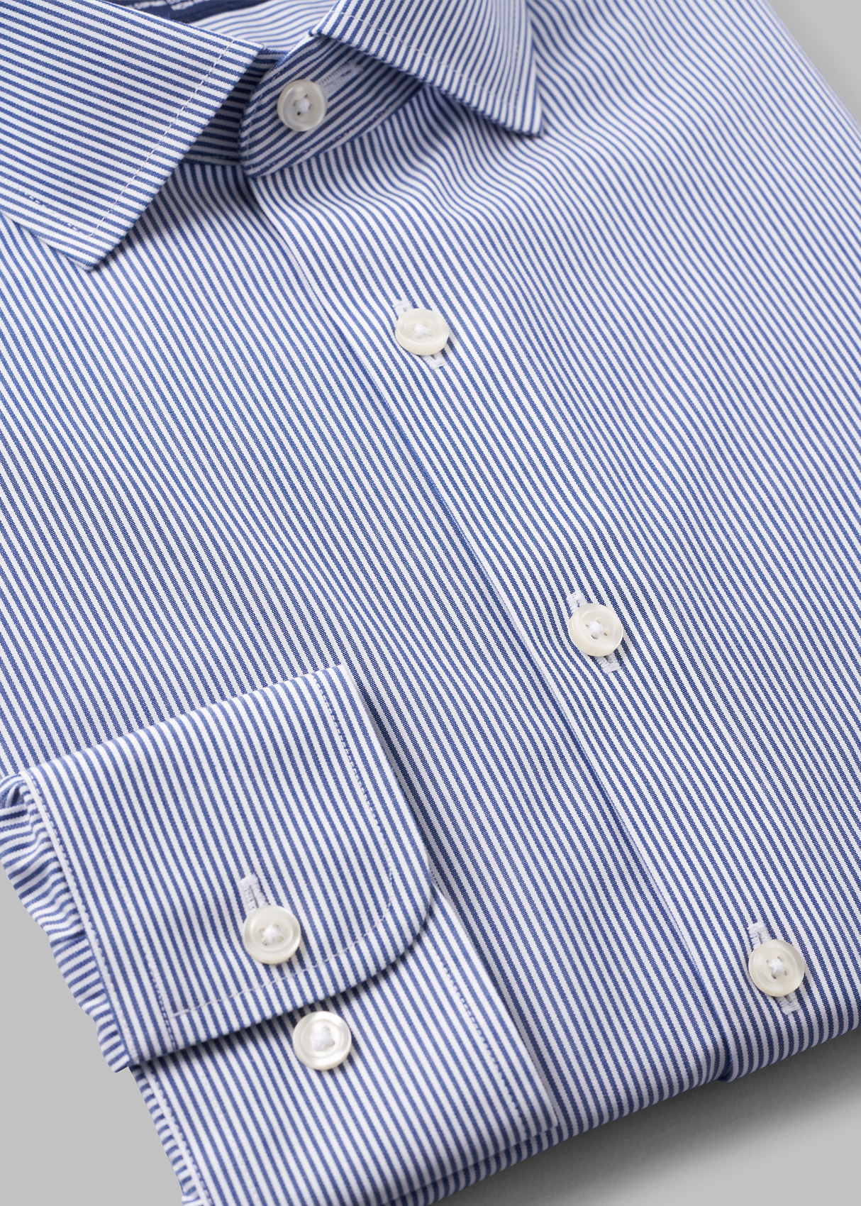 Oxfordshire Navy Stripes Shirt.