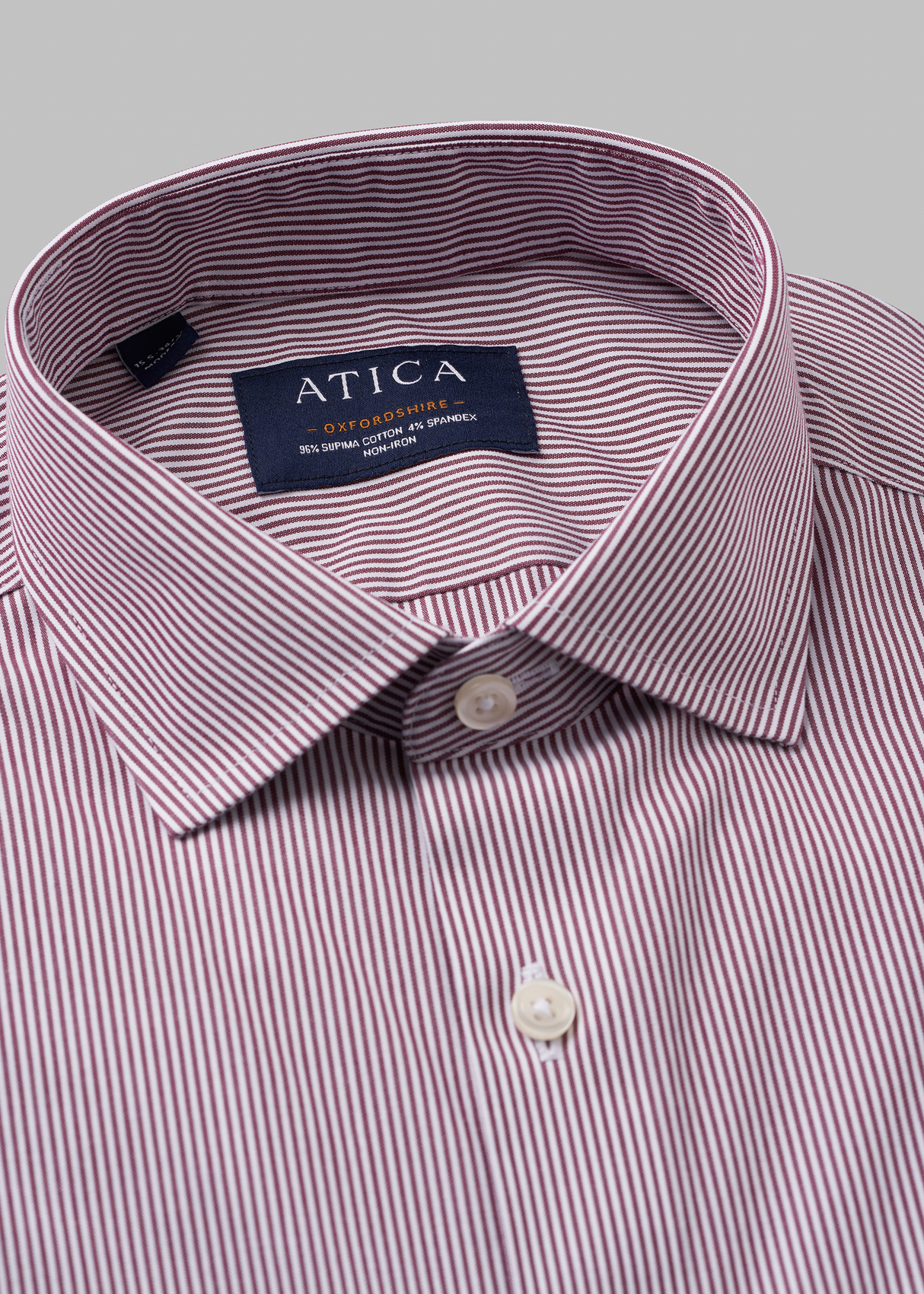 Oxfordshire Wine Stripes Shirt.