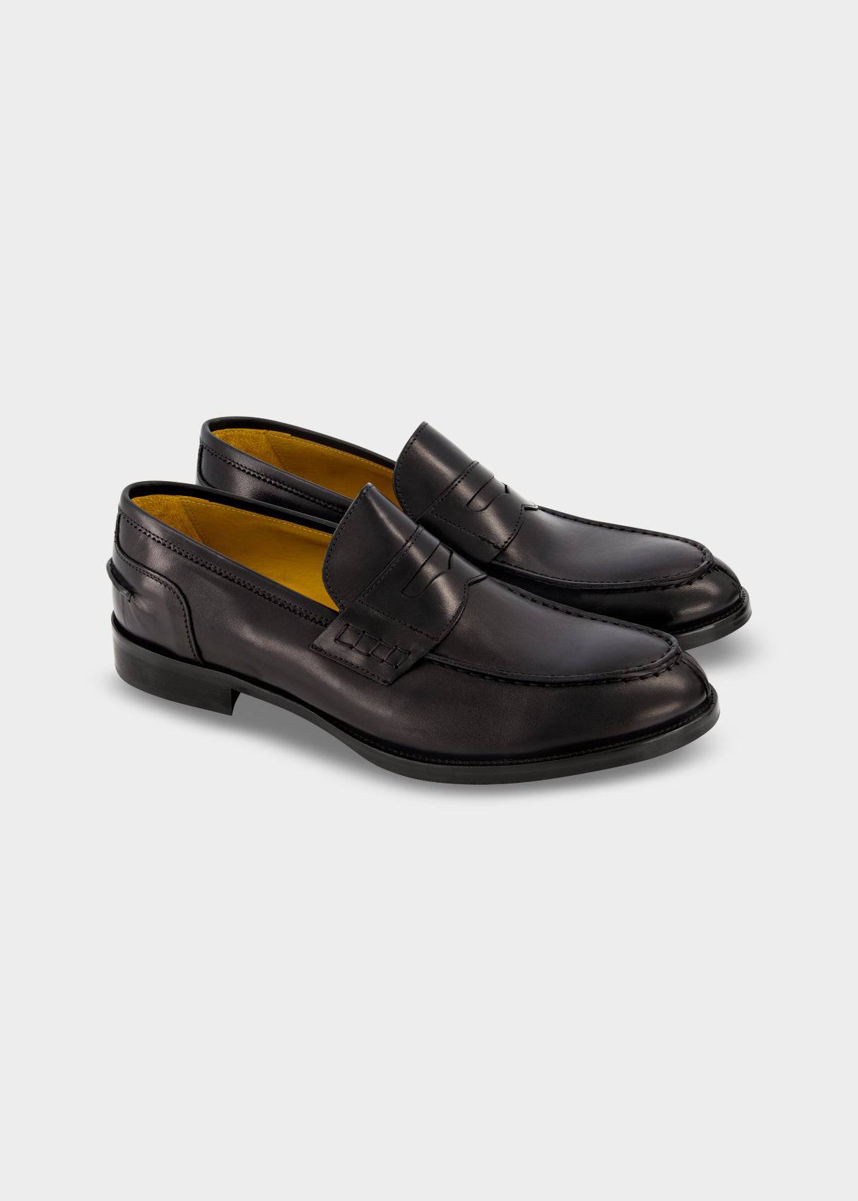 Classic Penny Loafer Black | Atica Man display picture 2