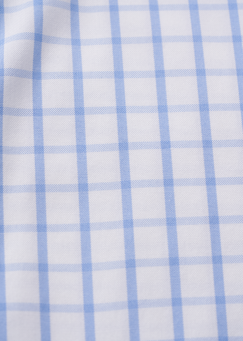 Providence Blue Windowpane Shirt