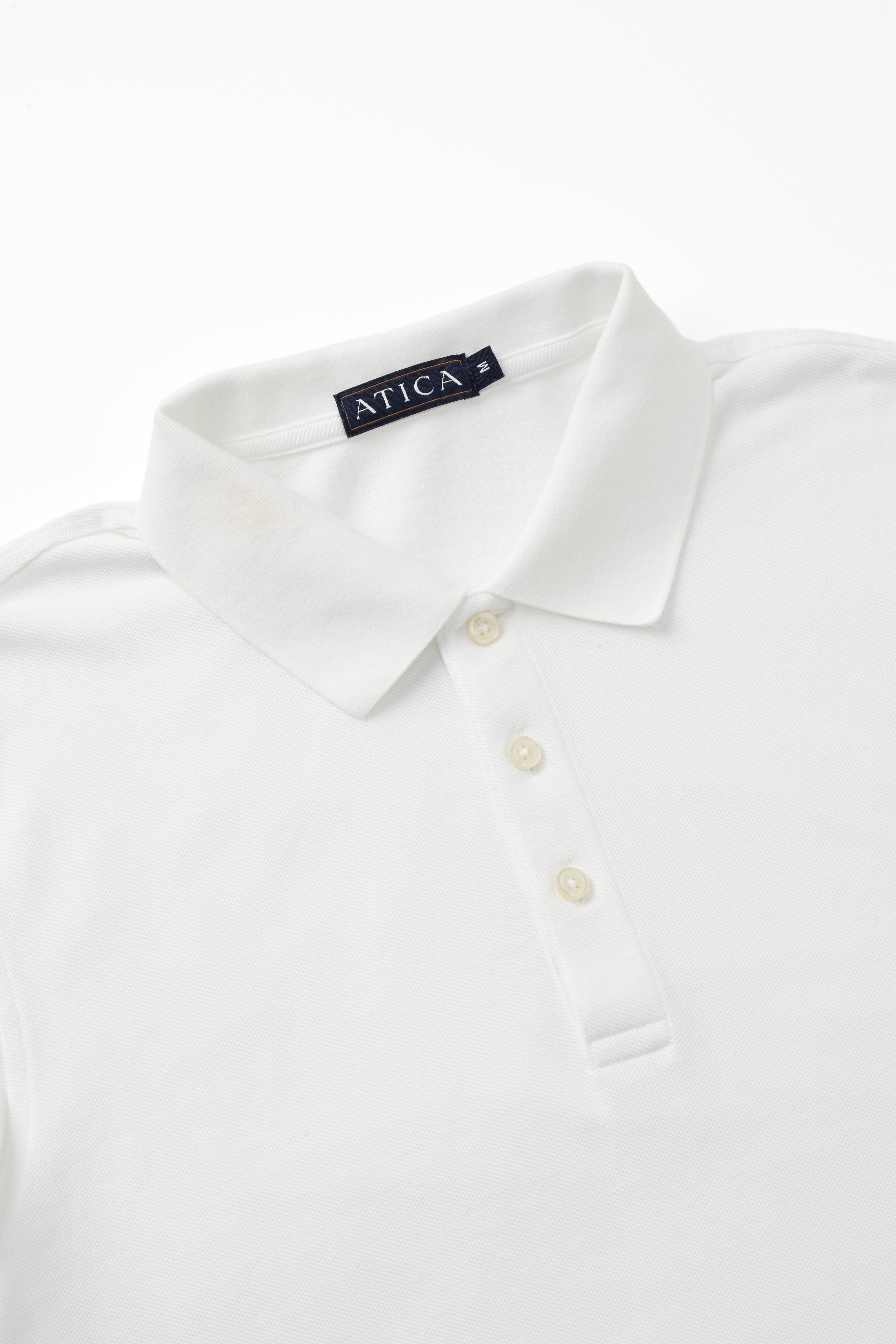 Performance Polo White Shirt - Atica Man