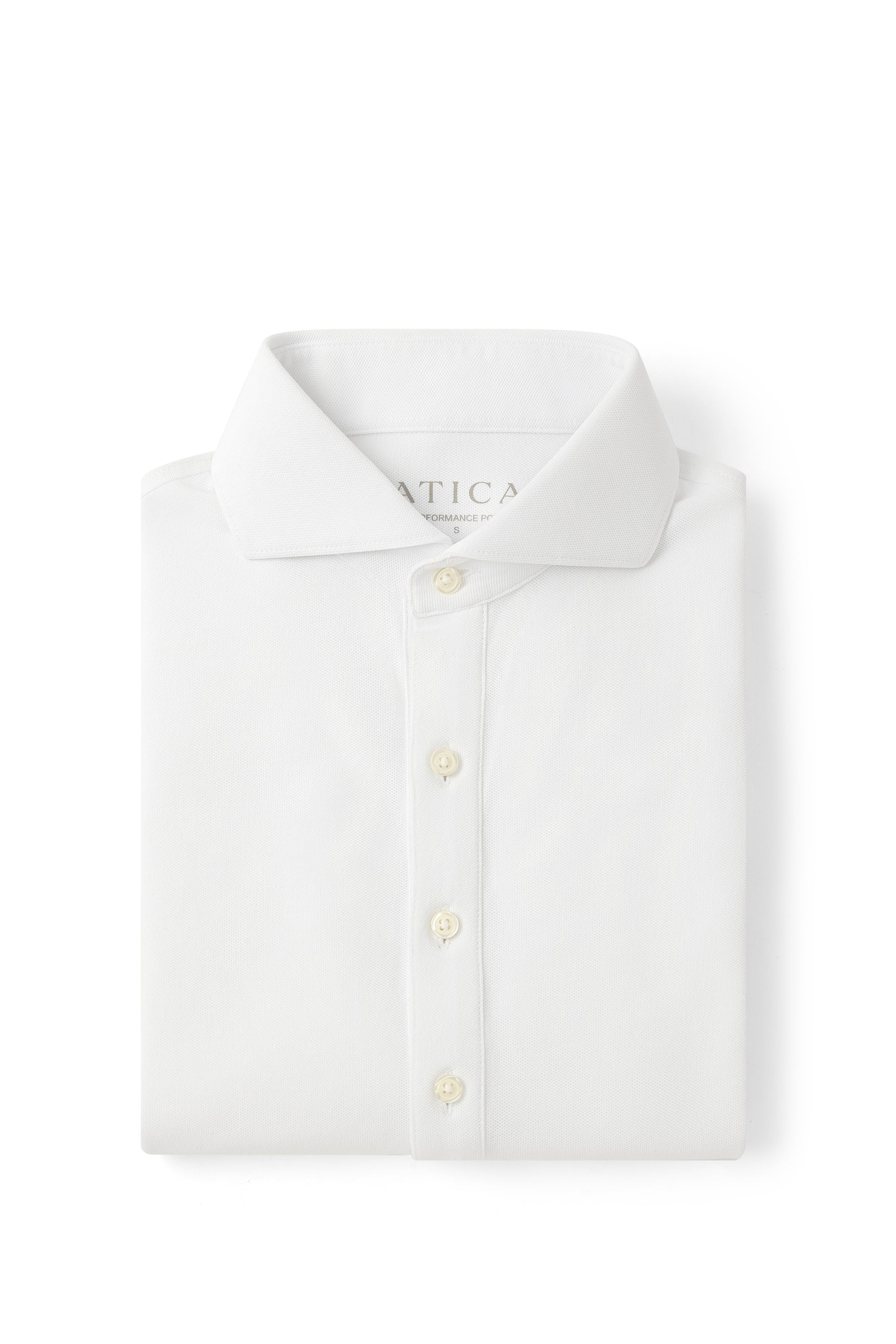Dress Collar Long Sleeve Performance Polo White / Small Dress Collar Long Sleeve Performance Polo White / Small