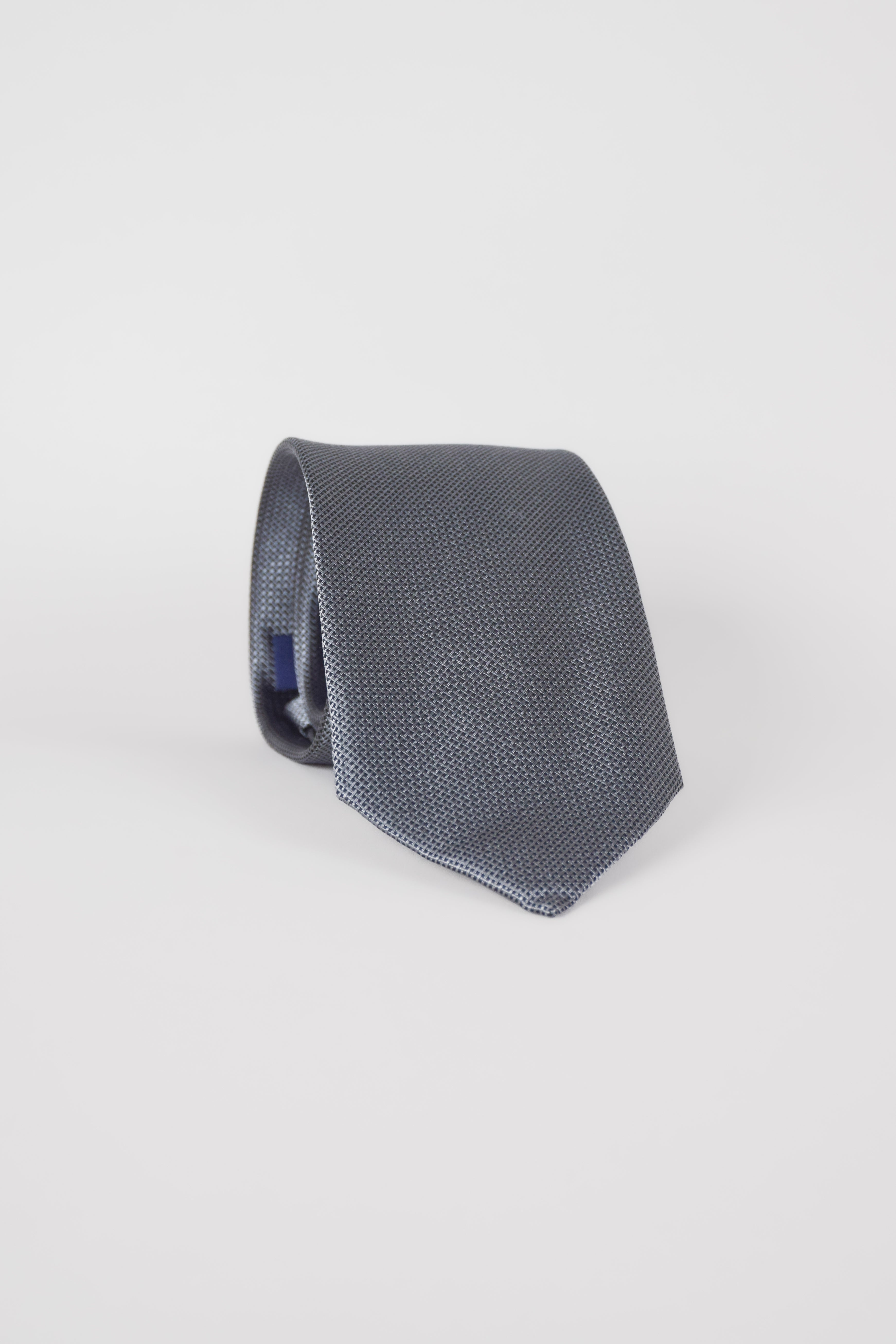 Woven Tie | Pure Silk |  Textured Herringbone Pattern - Atica Man