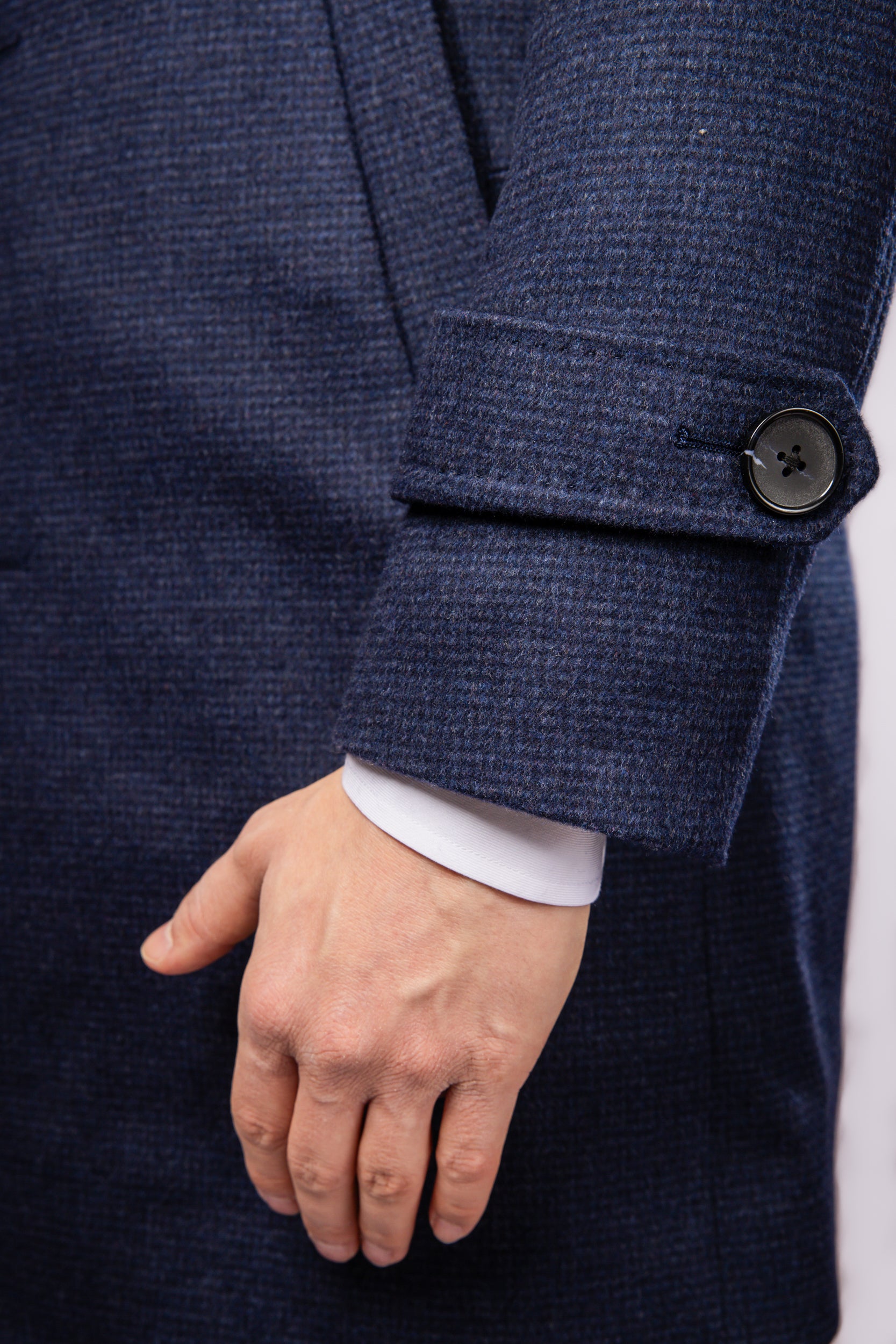 Standing Collar Wool Carcoat | Atica Man