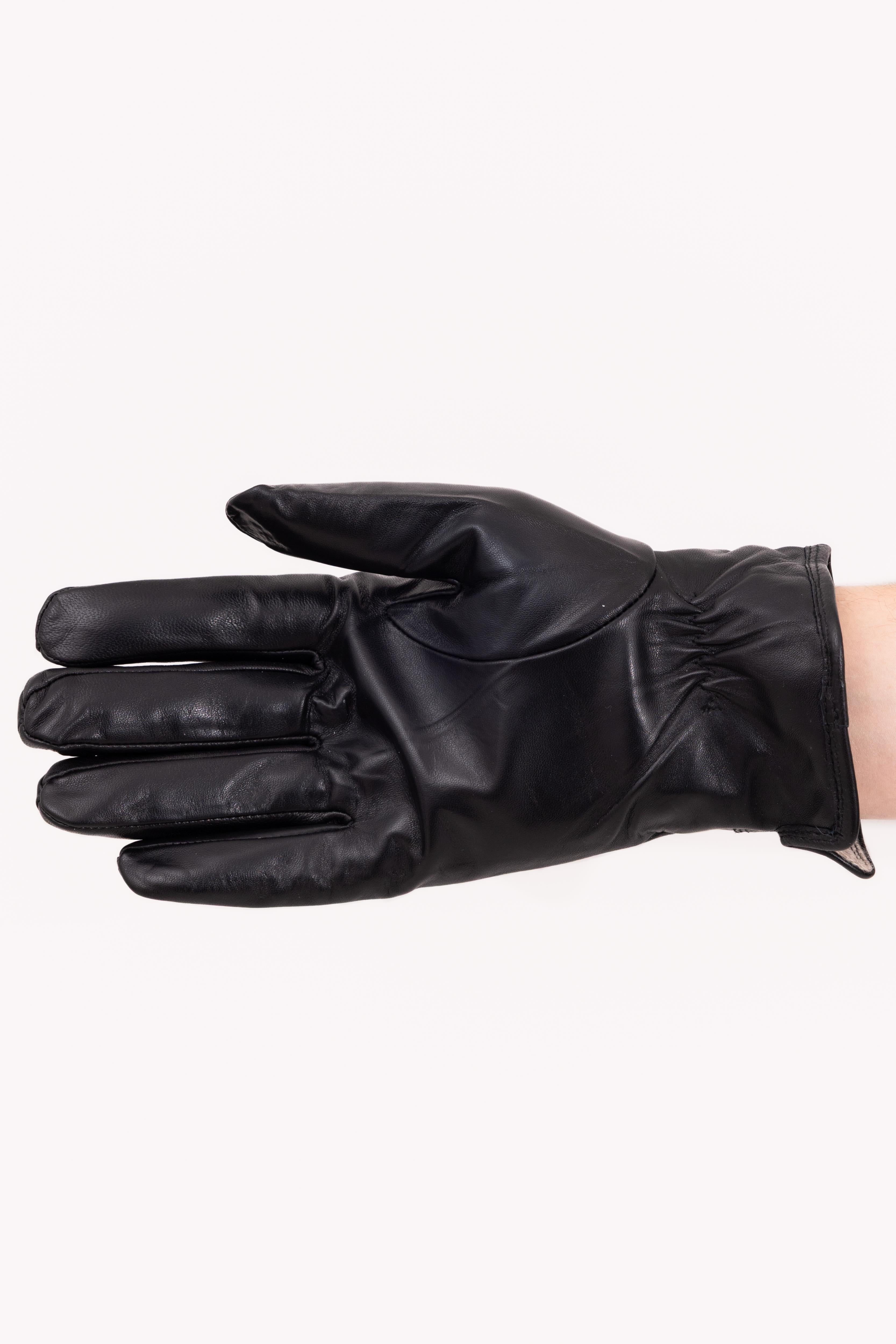 Men’s Nappa Leather Wool Lined Touchscreen Gloves - Atica Man