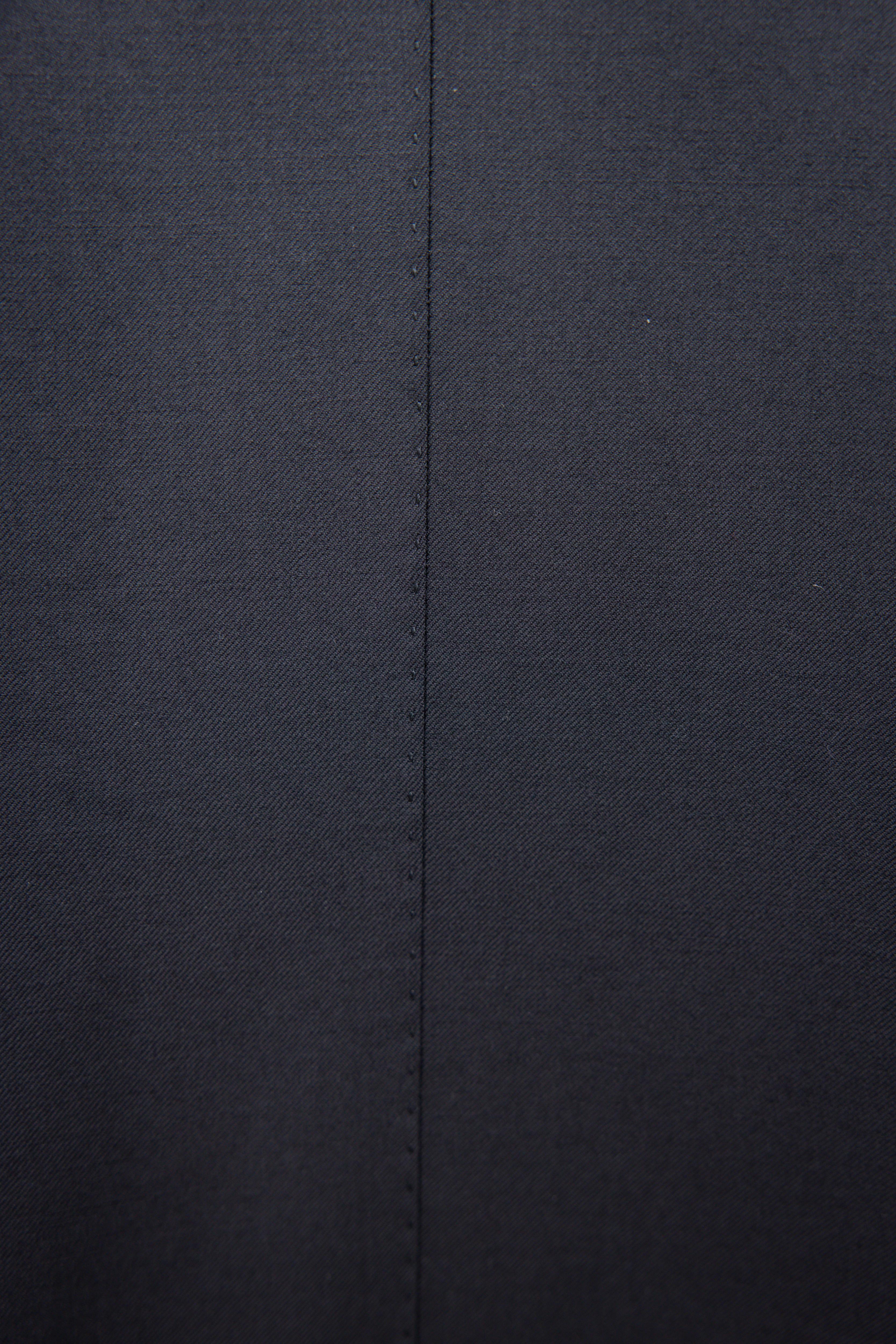Boys Half Canvas Suit | Black - Atica Man