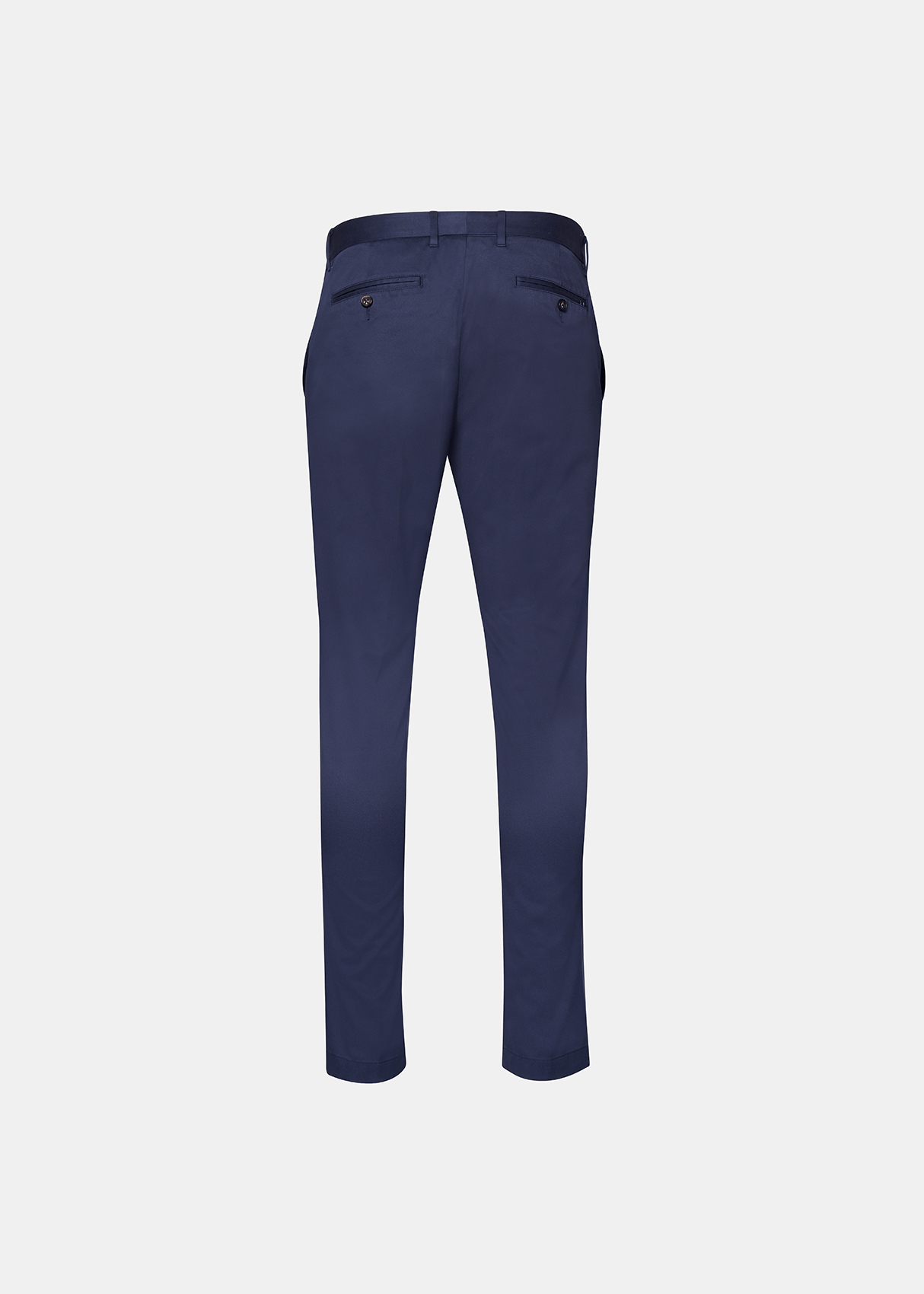 Navy Dress Pants - Solid Cotton, Non-Iron, Wrinkle-Resistant, Durable and Comfortable