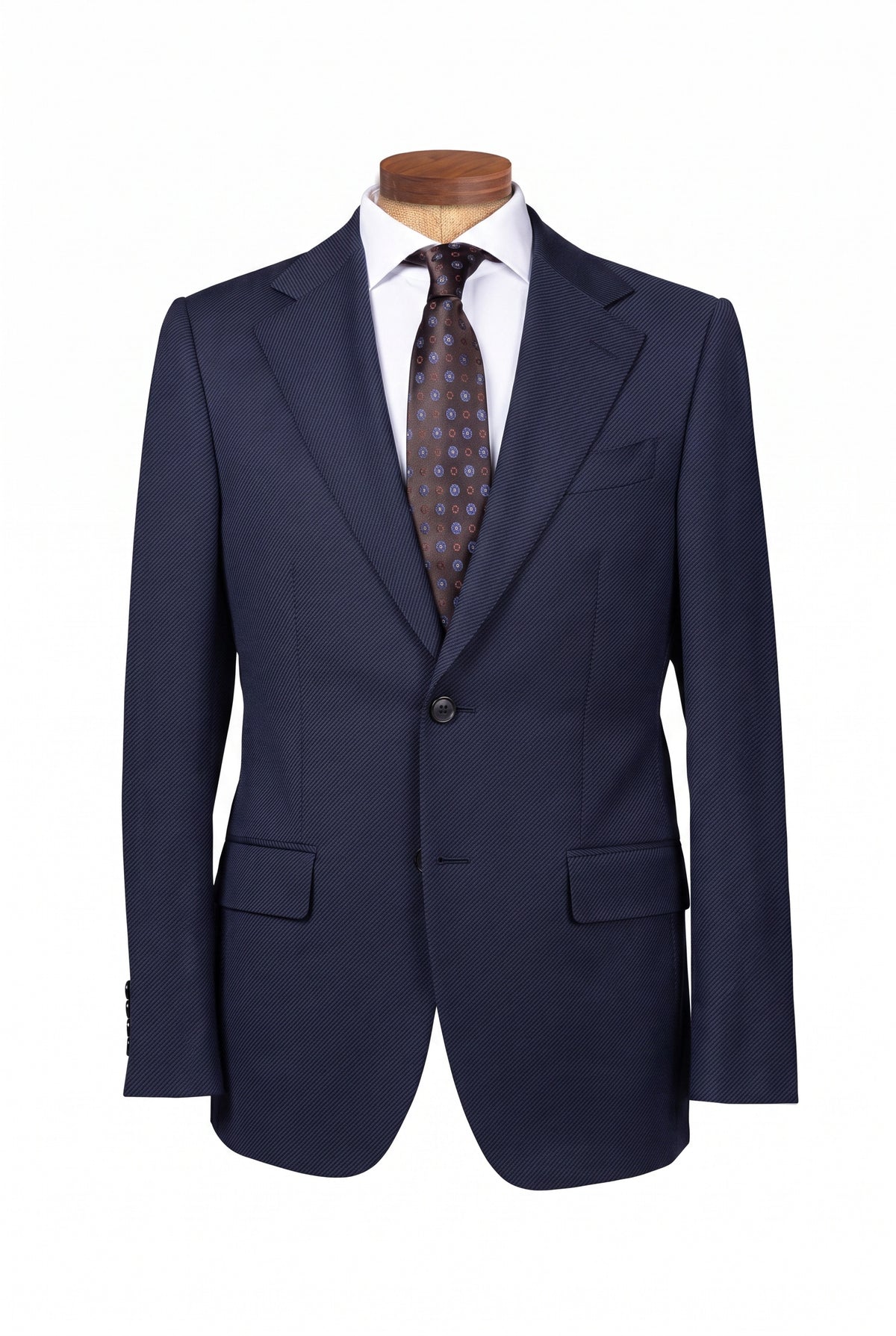 Half Canvas Suit | Notch Lapel | Dark Navy