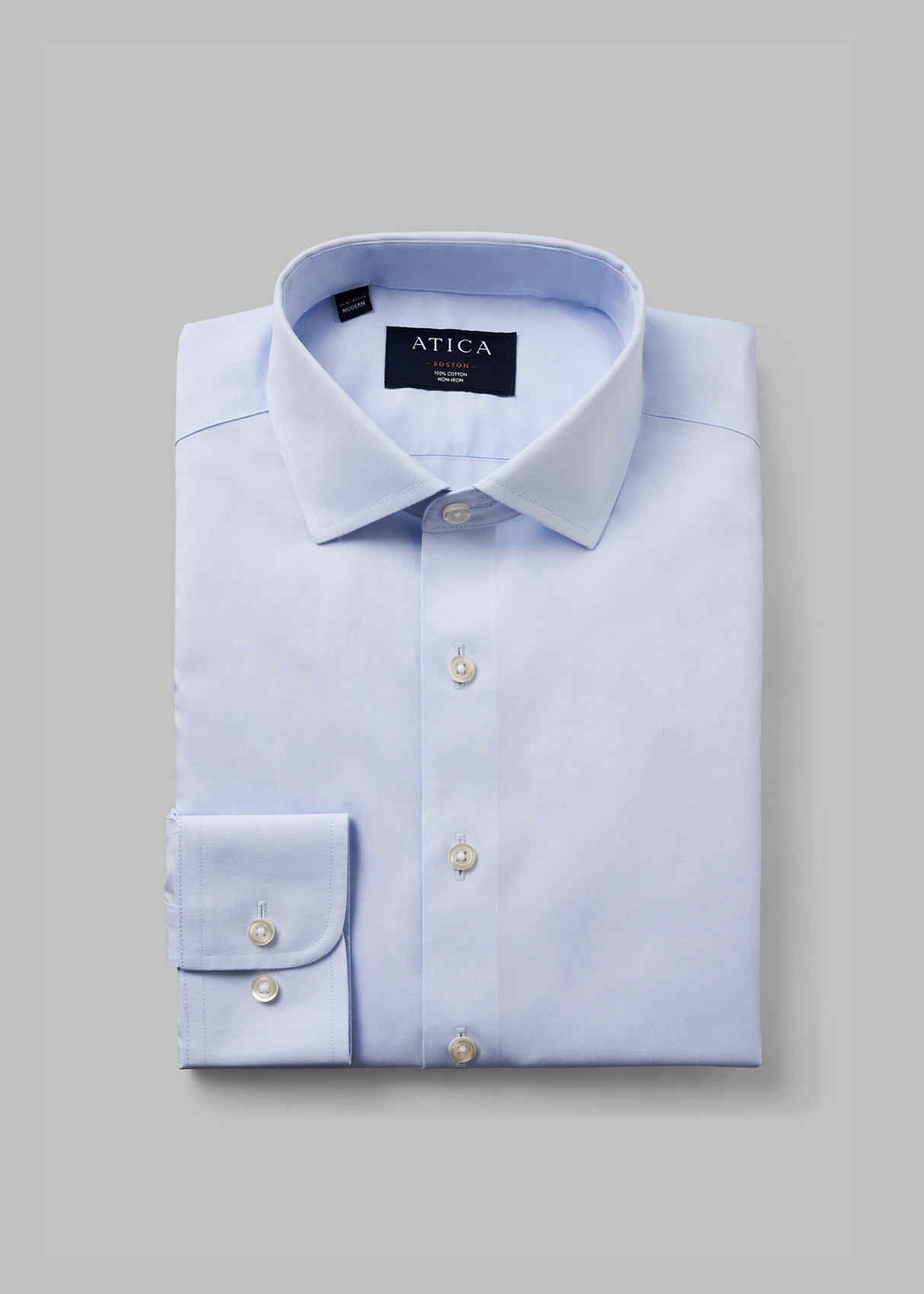 Boston Light Blue Pinpoint Shirt.