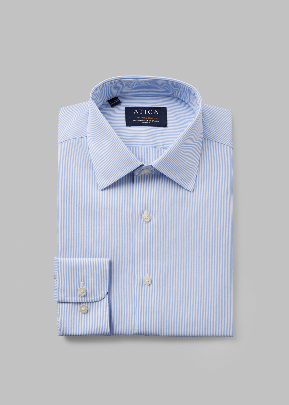 Oxfordshire Light Blue Stripes Shirt.