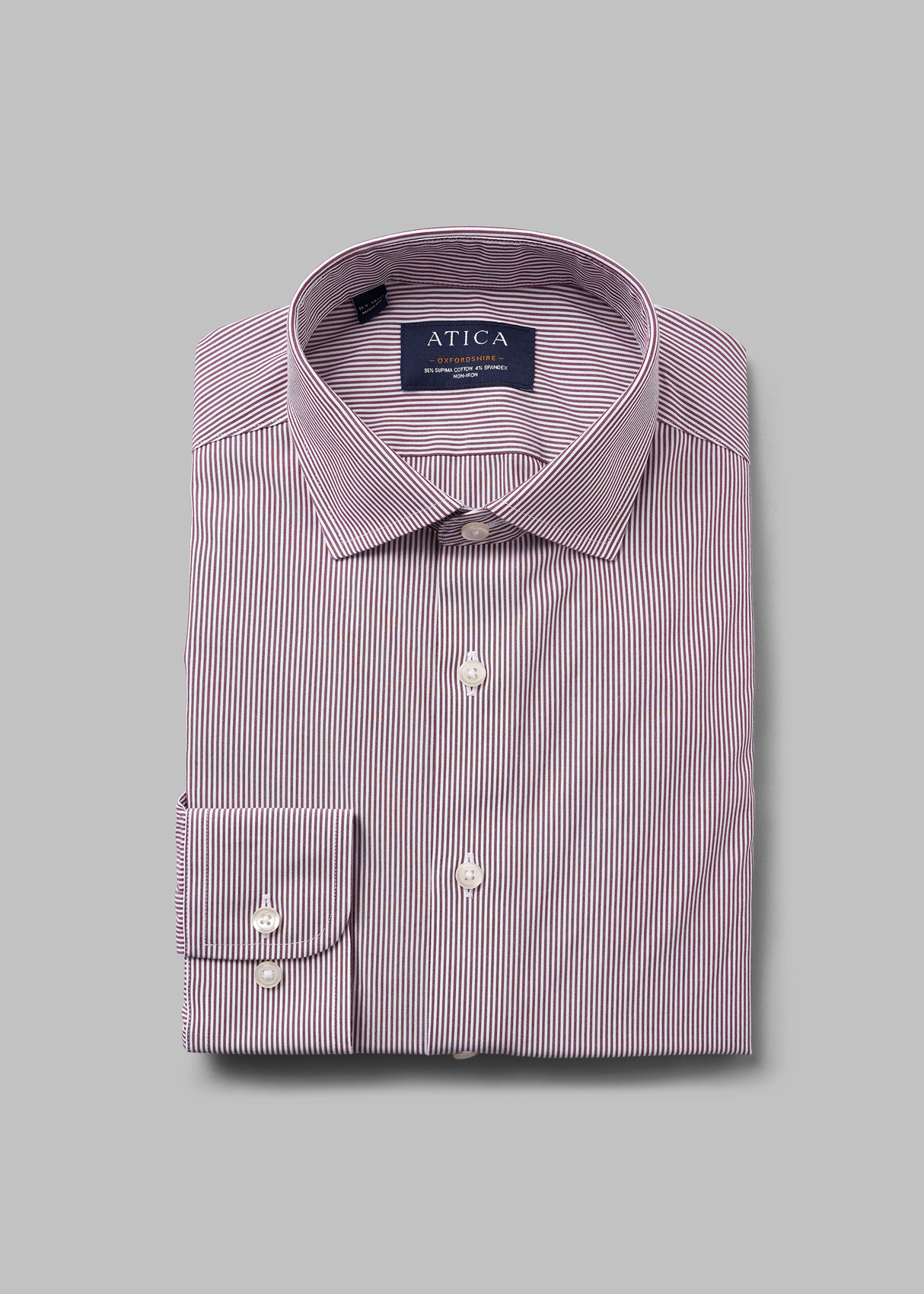 Oxfordshire Wine Stripes Shirt.