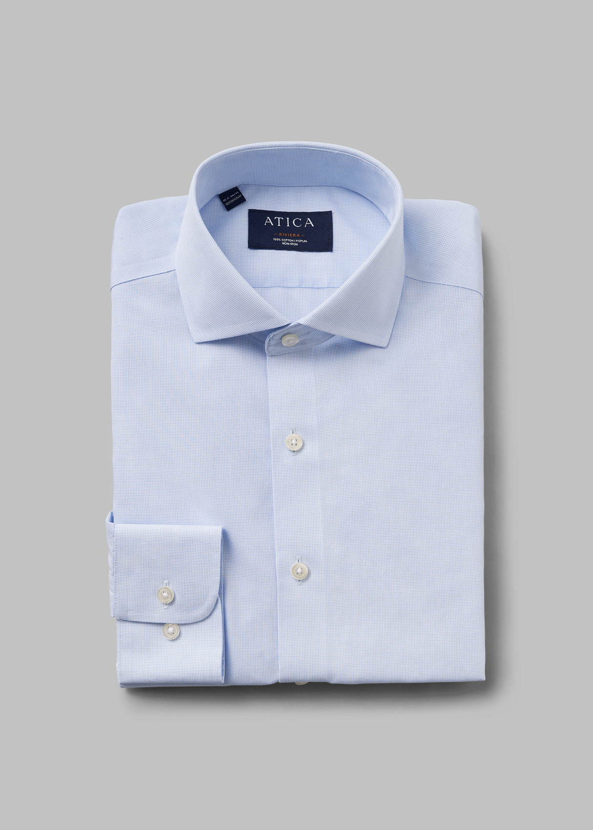 Riviera Light Blue Poplin Shirt.